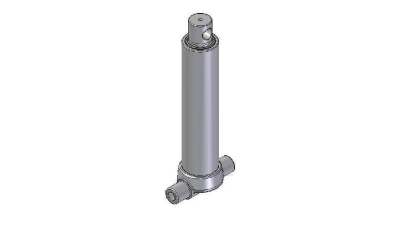 3523F -TELESCOPIC CYLINDER INFERIOR – HOLE 2 STAGES TRAVEL 695 DIAMETER 95