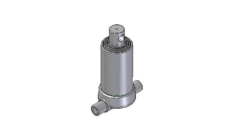 3541F -TELESCOPIC CYLINDER INFERIOR – HOLE 4 DEGREES STROKE 670 FI 124
