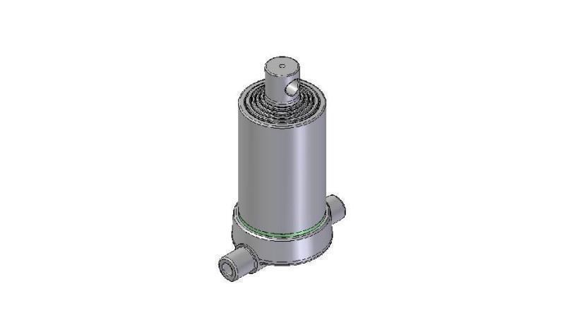 3551F -TELESCOPIC CYLINDER INFERIOR – HOLE 5 DEGREES STROKE 980 FI 152