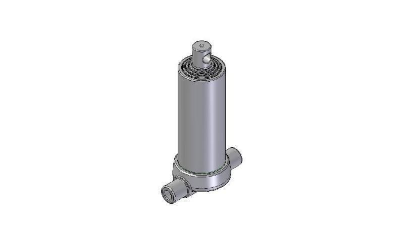 3564F -CILINDRO TELESCOPICO INFERIORE – FORO 4 GRADI CORSO 910 FI 112