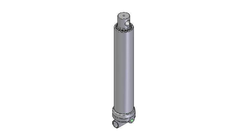 2625F -TELESCOPIC CYLINDER HOLE - HOLE 2 DEGREES STROKE 895 FI 80