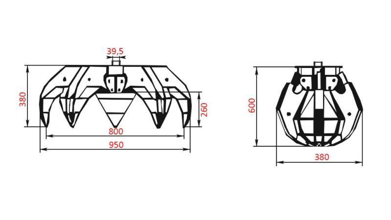 PRINDERE PENTRU ÎNCĂRCĂTURI BULK 800mm