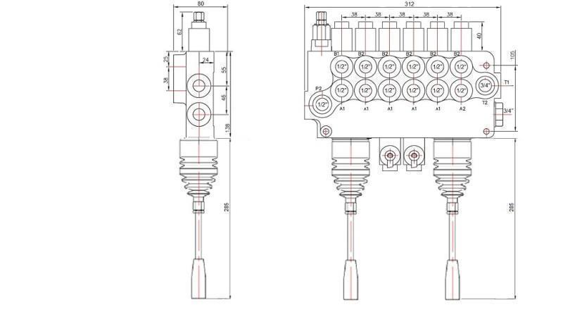 HID. VALVE 6xP80   2x JOYSTICK