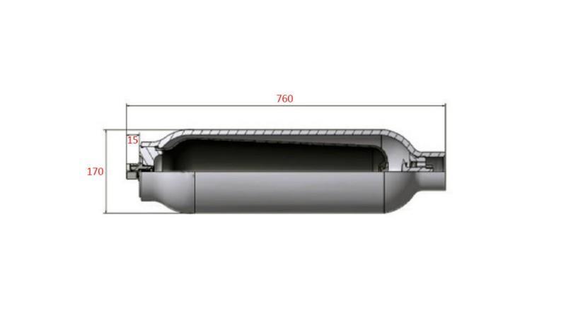 ACUMULATOR HIDRAULIC 10 LIT