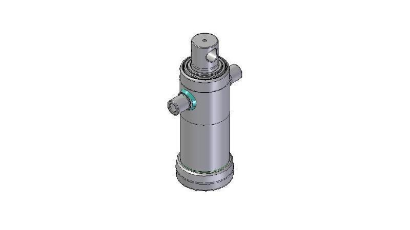 4031F -TELESCOPIC ZYLINDER STANDARD/LOCH 3 STUFEN HUB 743 DURCHMESSER 124
