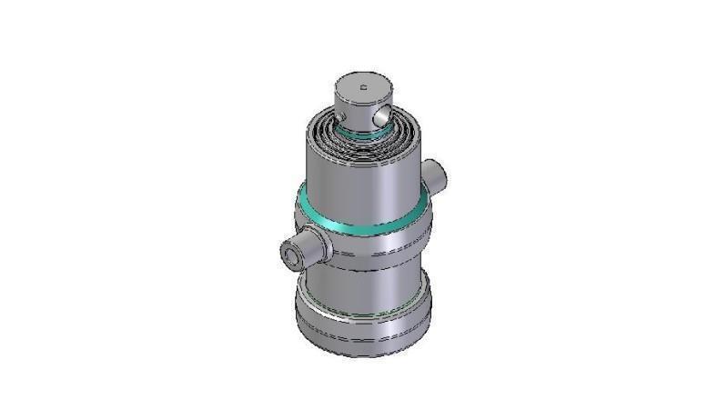4071F -CILINDRO TELESCOPICO STANDARD/HOLE 4 STADI CORSO 970 DIAMETRO 170