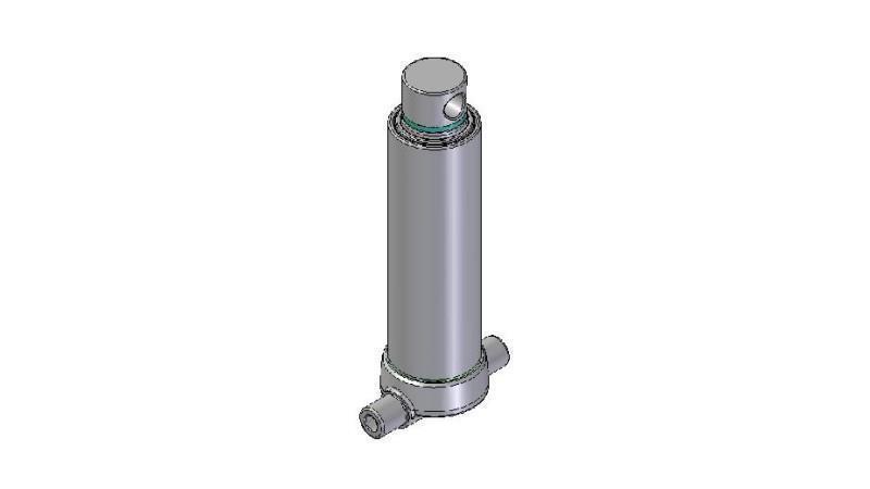 4522F -TELESCOPIC CYLINDER INFERIOR – HOLE 3 STAGES TRAVEL 695 DIAMETER 106