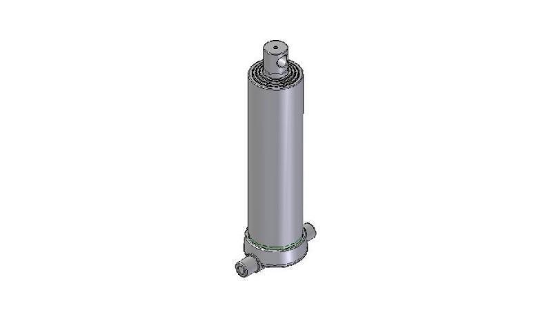 4540F -TELESCOPIC CYLINDER INFERIOR – HOLE 4 DEGREES STROKE 1980 FI 152