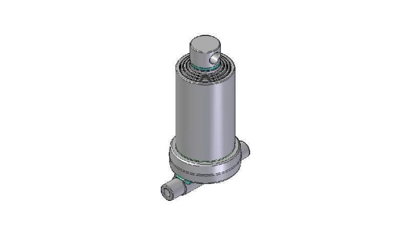 4571F -TELESCOPISK CYLINDER NEDRE – HUL 4 GRADER SLAG 970 FI 170