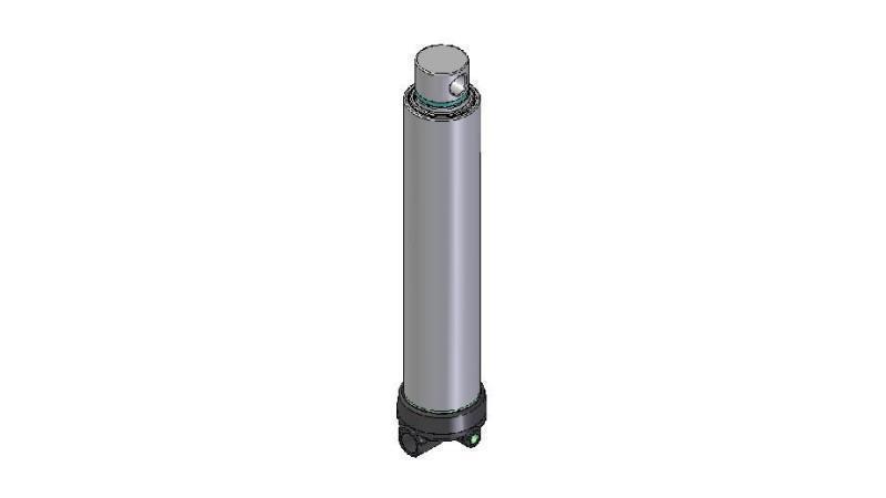 4627F -TELESCOPIC CYLINDER HOLE - HOLE 2 DEGREES STROKE 1095 FI 124