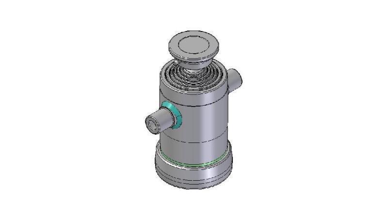 6006S -CILINDRU TELESCOPIC STANDARD/BOL 6 ETAPE CURSĂ 1000 DIAMETRU 152