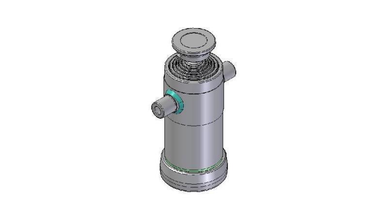6008S -TELESCOPISK CYLINDER STANDARD/KUGLE 6 TRIN SLAG 1480 DIAMETER 152