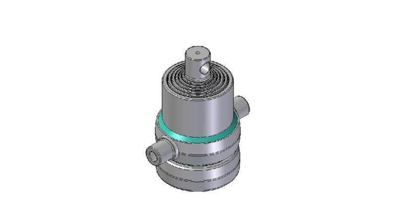 6017F -TELESCOPISK CYLINDER STANDARD/HUL 6 TRIN REJSE 985 FI 170