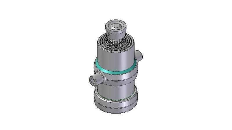 6020S - CILINDRO TELESCOPICO STANDARD/PALLA 6 STADI CORSO 1465 DIAMETRO 170