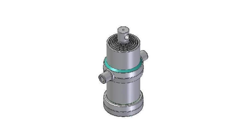 6021F -CILINDRU TELESCOPIC STANDARD/GAURĂ 6 ETAPE CUSCĂ 1765 FI 170