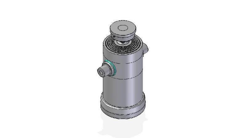 6035S -CYLINDER TELESCOPICZNY STANDARD/BALL 6 ETAPÓW SKOK 2325 ŚREDNICA 270
