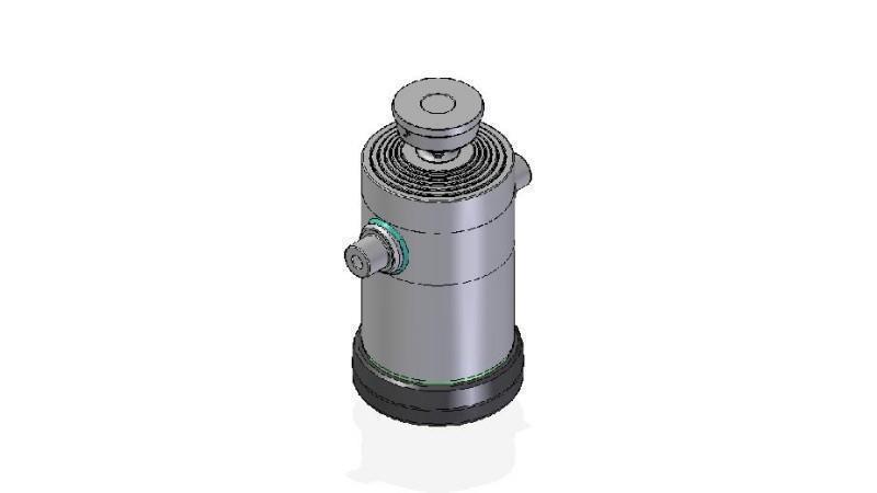 6085S -TELESCOPIC CYLINDER STANDARD/BALL 6 STAGES STROKE 2260 DIAMETER 300