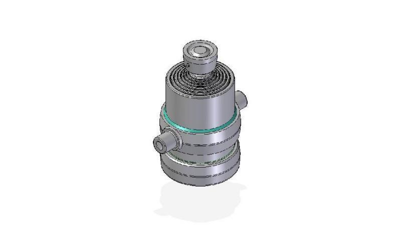 7016S -TELESCOPIC CYLINDER STANDARD/BALL 7 STAGES STROKE 1345 DIAMETER 190