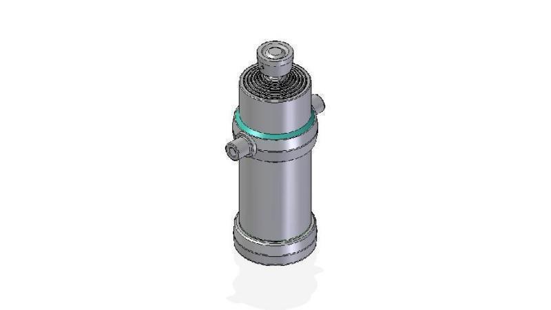 7021S -TELESCOPIC CYLINDER STANDARD/BALL 7 STAGES TRAVEL 2955 DIAMETER 190