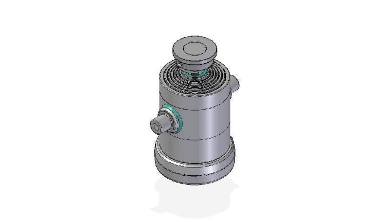 7031S -TELESCOPIC CYLINDER STANDARD/BALL 7 STAGES TRAVEL 1737 DIAMETER 240