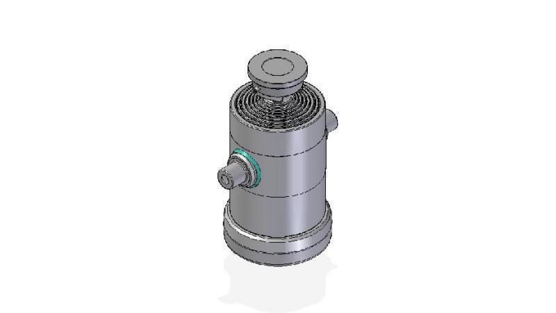 7032S -TELESCOPIC CYLINDER STANDARD/BALL 7 STAGES TRAVEL 1992 DIAMETER 240