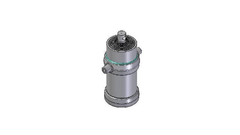 8024F -TELESKOPZYLINDER STANDARD/LOCH 8 STUFEN HUB 2925 FI 215