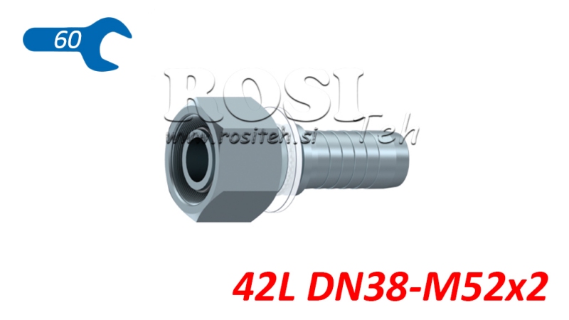 CONEXIUNE HIDRAULICĂ DKOL 42 FEMEIE DN38-M52X2