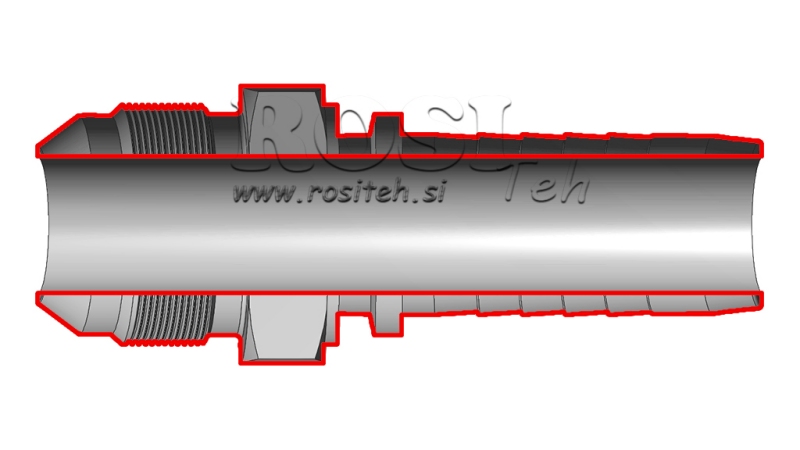 CONEXIUNE HIDRAULICĂ AGJ JIC74° MALE DN10-7/8”-14