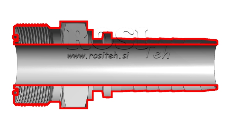 CONEXIUNE HIDRAULICĂ AGORFS MALE DN16-1 -14