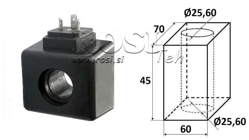 BOBINE ÉLECTROMAGNÉTIQUE 230VAC - DS5 - fi 25.6mm-45mm