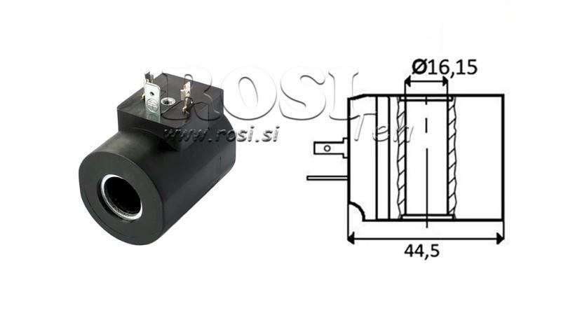 Bobină electromagnetică 230 VAC - CB10 - fi 16.15mm-50.2mm 22W