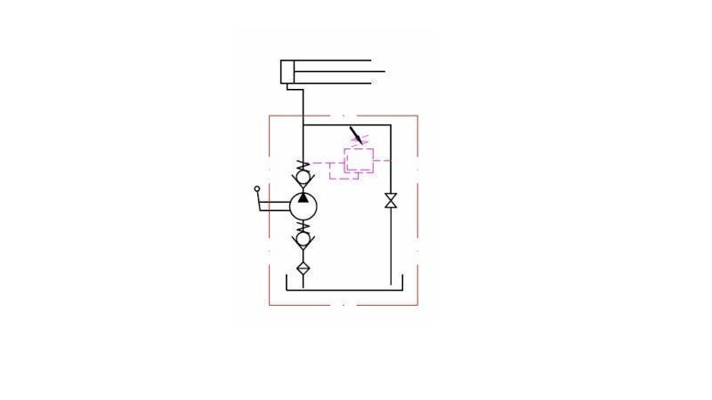 HÅNDPUMPE 12CC -SD- ENKEL RETNING - dimensioner