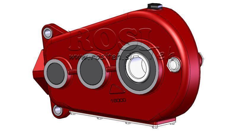 GEARBOX RT520 FOR HYDRAULIC MOTOR MP/MR/MS RATIO 43.6:1