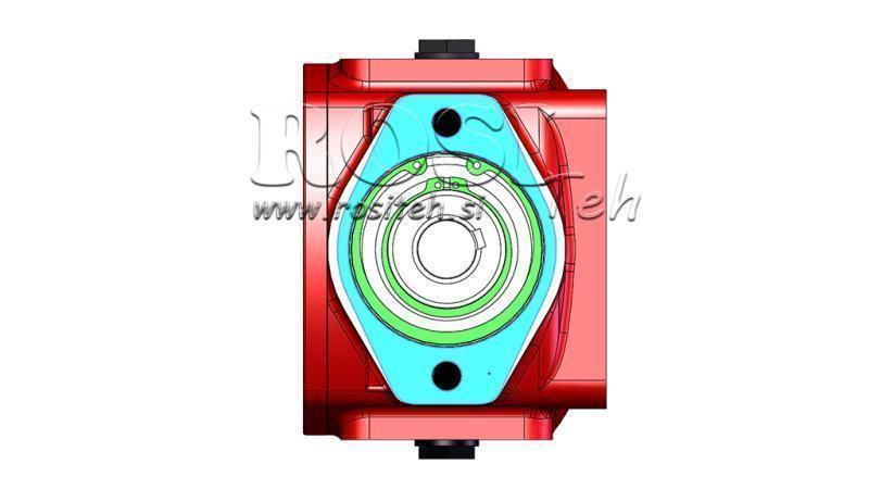 GEARBOX RT90 FOR HYDRAULIC MOTOR MP/MR RATIO 3.1:1