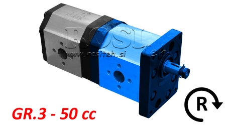 POMPĂ HIDRAULICĂ 30C50X241 FRONTAL GR.3 50 CC DREAPTA
