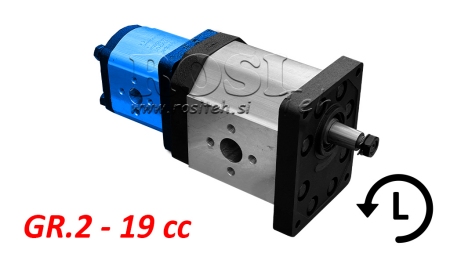 POMPE HYDRAULIQUE 20A19X201 SECONDE GR.2 19 CC GAUCHE