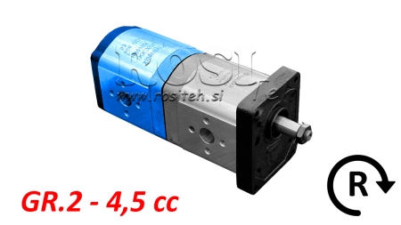 HYDRAULIC PUMP 20C4.5X066 REAR GR.2 4.5 CC RIGHT