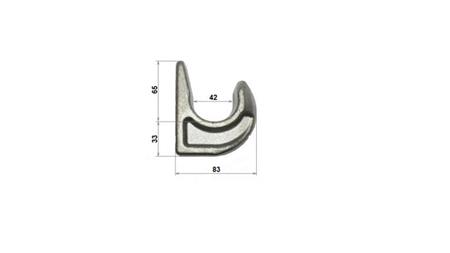 CROCHET EURO TRACTEUR PORTANT HYDRAULIQUE-DIMENSIONS