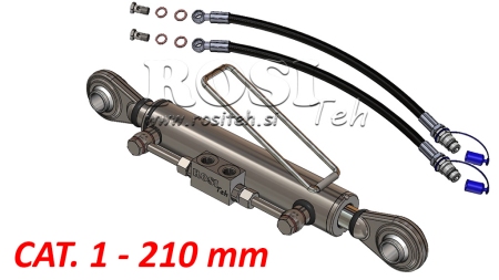 TERZO PUNTO IDRAULICO TRATTORE STANDARD - 1 CAT. 50/30-210 (20-55HP)(25,4/25,4)