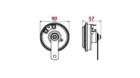 SIREN TYPE 1 - HORN 12V