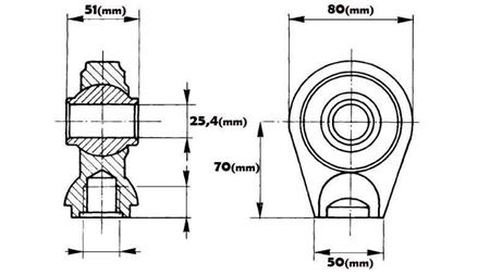 welding bearing round fi 25.4/50