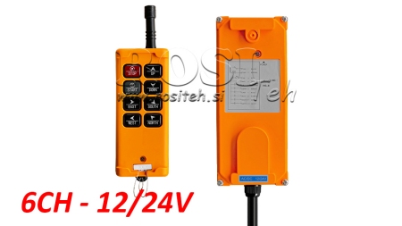 RADIO CONTROLLER 6CH - 12/24V