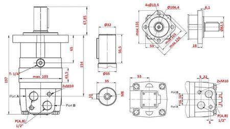 MOTOR HIDRAULIC MS 250