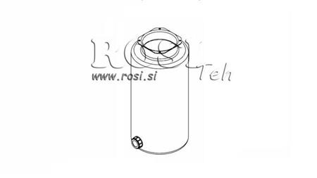 RÉSERVOIR EN MÉTAL ROLL PP 12 LITRES HORIZONTAL-VERTICAL