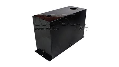 RÉSERVOIR EN MÉTAL 45 LITRES CUBE 400x250x635mm PRÉPARATION POUR FILTRE DE RETOUR