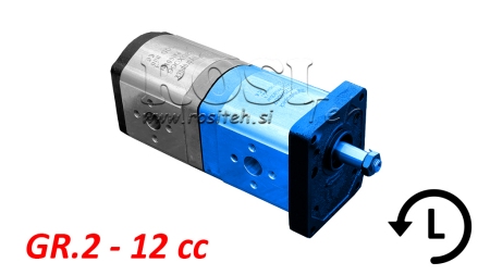 HYDRAULISK PUMPE 20A12X067 FORAN GR.2 12 CC VENSTRE