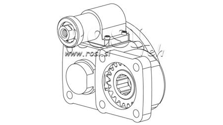 OUTPUT FOR HYDRAULIC PUMP - VOLVO R5-2
