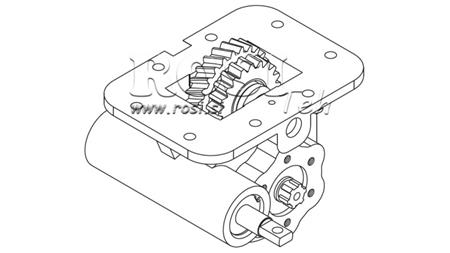 HYDRAULIKPUMPE - ISUZU MOZ 06 MEKANIK