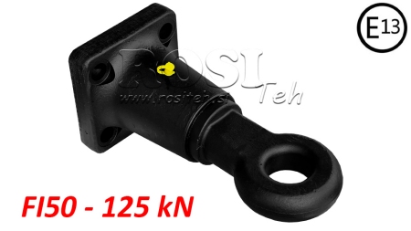 CÂrlig DE REMORCARE ROTATIV FI50 ÎN CARCASĂ 106kN (certificat E13)