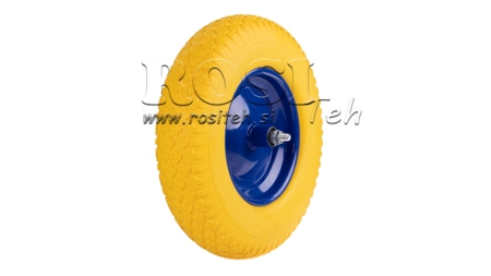 ROATĂ COMPLETĂ CU AXA 400X80MM 4.00-8